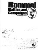 Cover of: Rommel: battles and campaigns