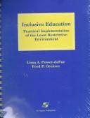 Cover of: Inclusive education: practical implementation of the least restrictive environment