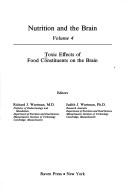 Cover of: Toxic effects of food constituents on the brain