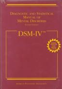 Cover of: DSM IV-TM: Diagnostic and Statistical Manual of Mental Disorders
