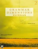 Cover of: Grammar dimensions: form, meaning, and use