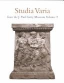 Cover of: Studia varia from the J. Paul Getty Museum.