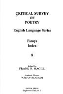 Critical survey of poetry : English language series