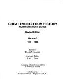 Cover of: Great events from history: North American series