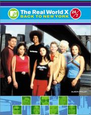 Cover of: The Real world X, 24/7: back to New York