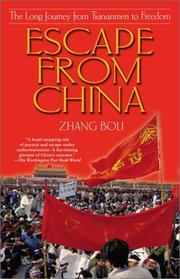 Cover of: Escape from China : The Long Journey From Tiananmen to Freedom
