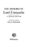 Cover of: The memoirs of Lord Coutanche: a Jerseyman looks back