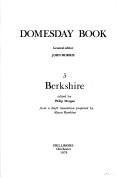 Cover of: Berkshire (Domesday Books (Phillimore))