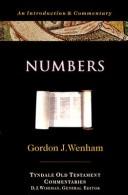 Cover of: Numbers (Tyndale Old Testament Commentary) by Gordon J. Wenham