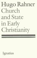 Cover of: Church and State in Early Christianity