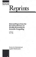 Cover of: Selected papers from Second Conference on Parallel Processing for Scientific Computing