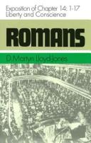 Romans : an exposition of chapter 14: 1-17 : liberty and conscience