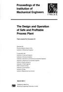 The design and operation of safe and profitable process plant : papers prepared for Processtech 93