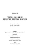 Conference on Trends in On-line Computer Control Systems, 18-20 April 1972 ... Ranmoor House, University of Sheffield