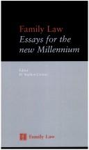 Family law : essays for the new millennium