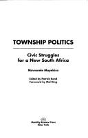 Township Politics by Mzwanele Mayekiso