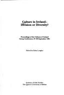 Culture in Ireland : division or diversity?