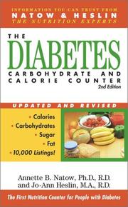 Cover of: Diabetes, Carbohydrate & Calorie Counter, 2nd Edition