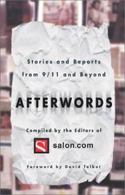 Cover of: Afterwords: stories and reports from 9/11 and beyond