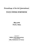 Proceedings of the International Fluid Power Symposium, May 1973, Turin, Italy