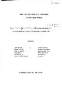 English for specific purposes in the Arab world : papers from the Summer Institute on ESP in the Arab World held at the University of Aston in Birmingham, in August 1983