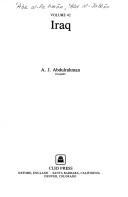 Cover of: Iraq | A. J. Abdulrahman