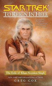 Cover of: To Reign in Hell: The Exile of Khan Noonien Singh (Star Trek)