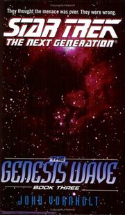 Cover of: The Genesis Wave: Book Three: Star Trek: The Next Generation