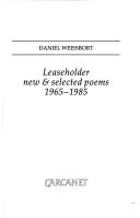 Leaseholder : new & selected poems 1965-1985