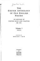 The Exeter anthology of Old English poetry : an edition of Exeter Dean and Chapter MS 3501