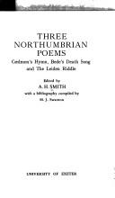 Three Northumbrian poems