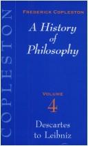 Cover of: History of Philosophy by Frederick Charles Copleston