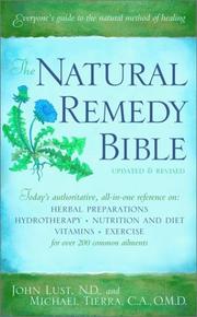 Cover of: The natural remedy bible by Michael Tierra