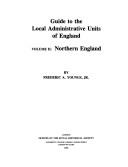 Guide to the local administrative units of England. Vol.2, Northern England