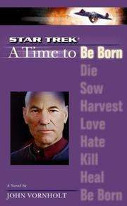 Cover of: A Time to Be Born: Star Trek: The Next Generation