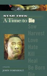 Cover of: A Time to Die: Star Trek: The Next Generation