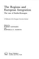 The Regions and European integration : the case of Emilia-Romagna