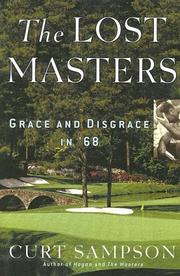Cover of: The Lost Masters: Grace and Disgrace in '68