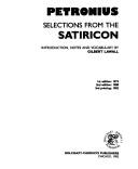 Cover of: Petronius: Selections from the Satiricon