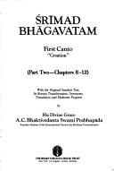 Cover of: Srimad Bhagavatam by A. C. Bhaktivedanta Swami Srila Prabhupada, International Society for Krishna Consciousness