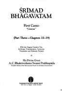Cover of: Srimad Bhagavatam by A. C. Bhaktivedanta Swami Srila Prabhupada, International Society for Krishna Consci