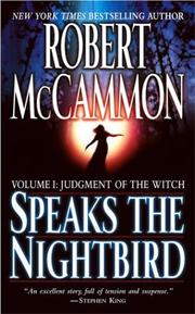 Cover of: Speaks the Nightbird, Volume I : Judgment of the Witch