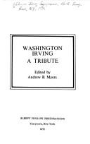Cover of: Washington Irving: A Tribute