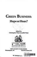 Cover of: Green Business: Hope or Hoax