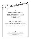 Cover of: P. G. Wodehouse: A Comprehensive Bibliography and Checklist