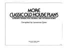 Cover of: More classic old house plans: authentic designs for colonial and Victorian homes