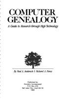 Cover of: Computer genealogy