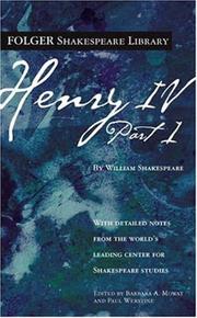 Cover of: Henry IV, Part I (Folger Shakespeare Library) by William Shakespeare