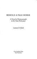 Behold a pale horse by Lannon D. Reed