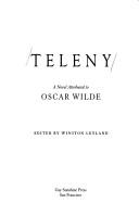 Teleny by Anonymous, Oscar Wilde
